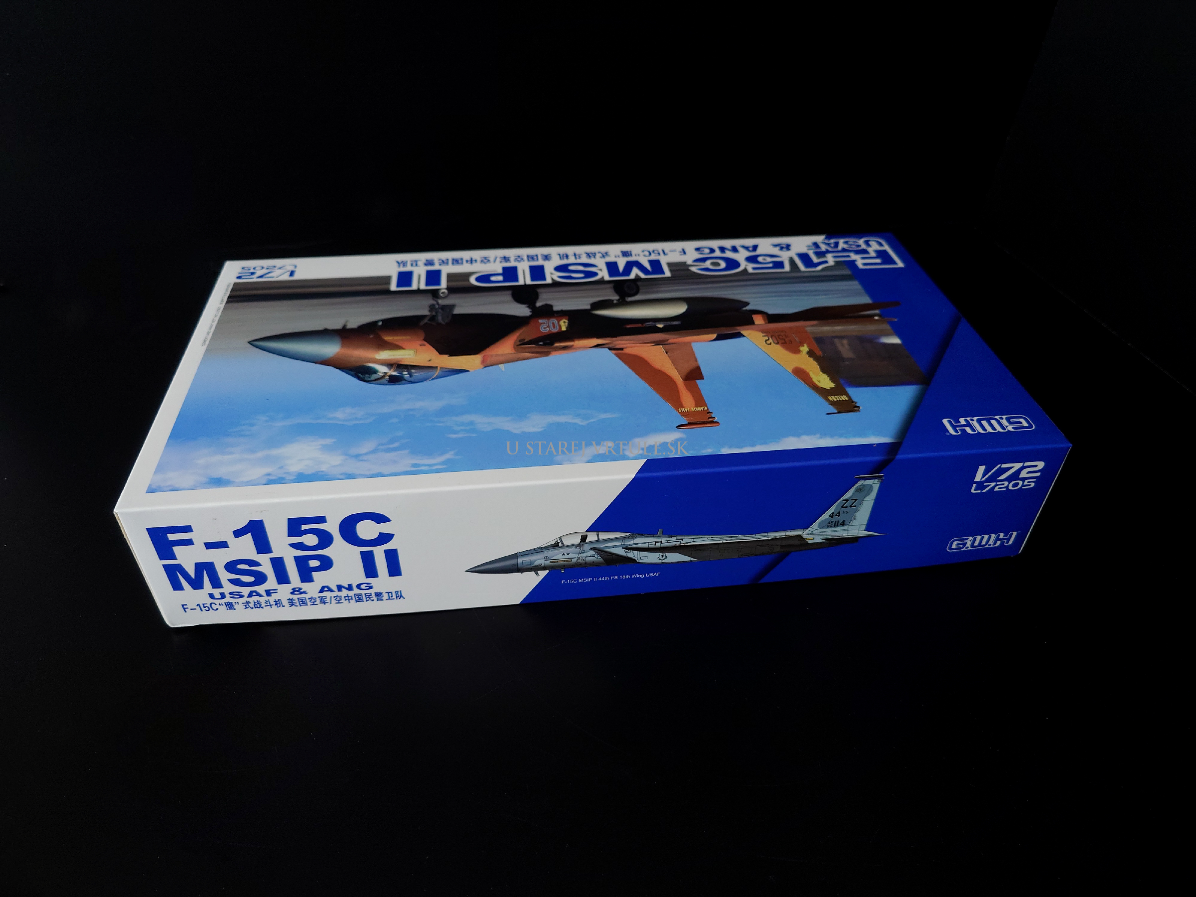 F-15C MSIP II Eagle USAF & ANG 1/72 (Rozbalený)