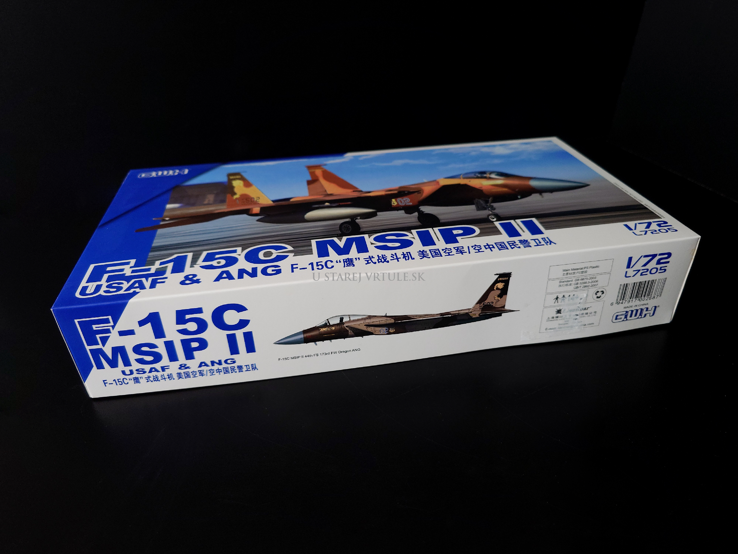 F-15C MSIP II Eagle USAF & ANG 1/72 (Rozbalený)