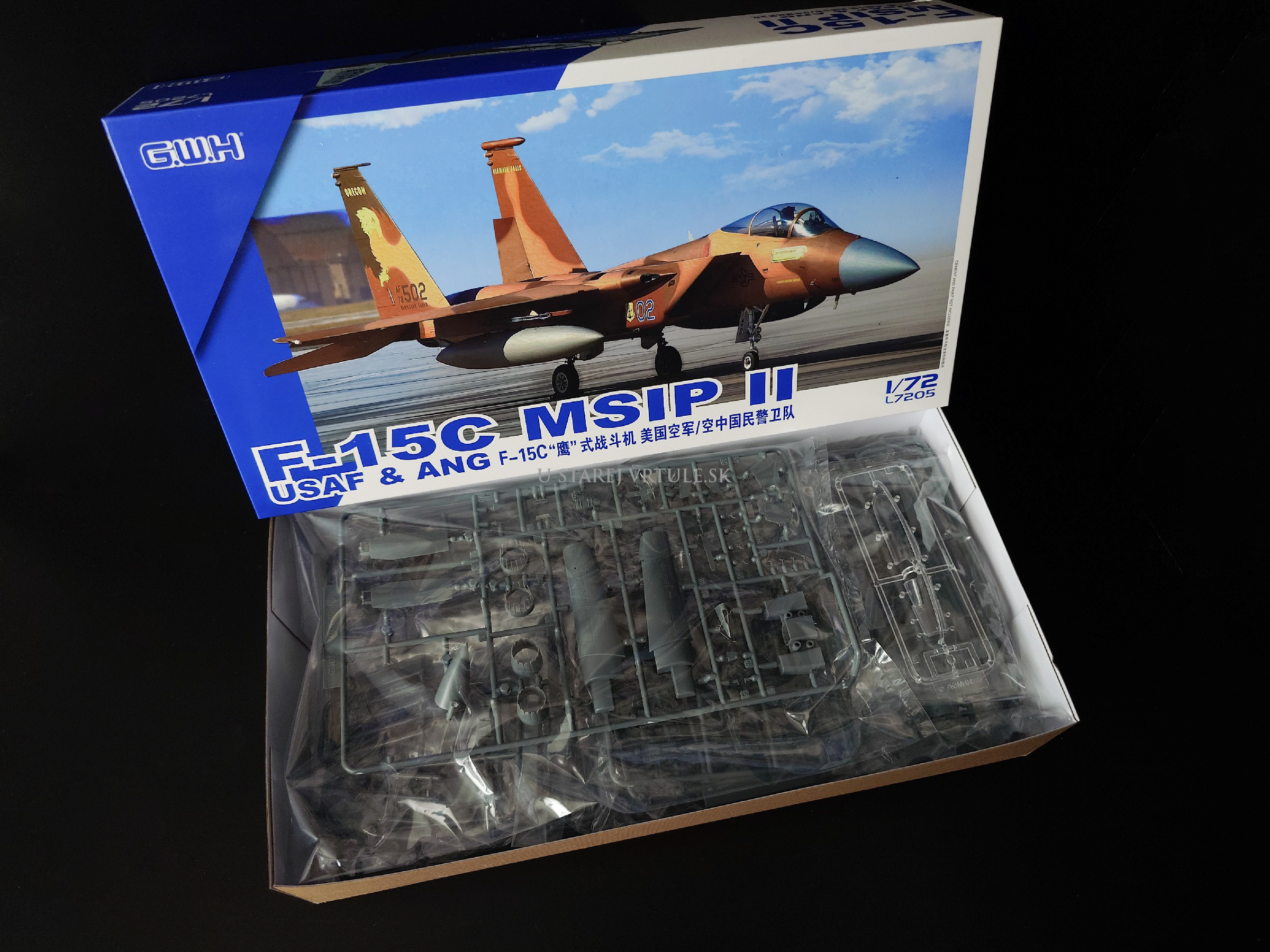 F-15C MSIP II Eagle USAF & ANG 1/72 (Rozbalený)