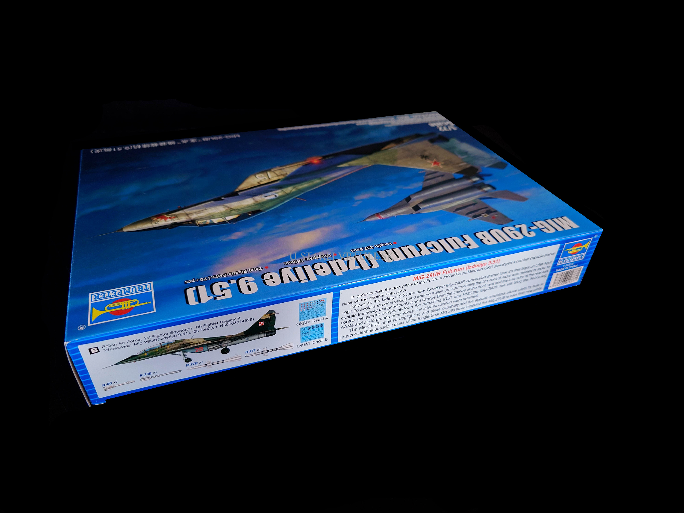 MIG-29UB Fulcrum (Izdeliye 9.51) 1/72