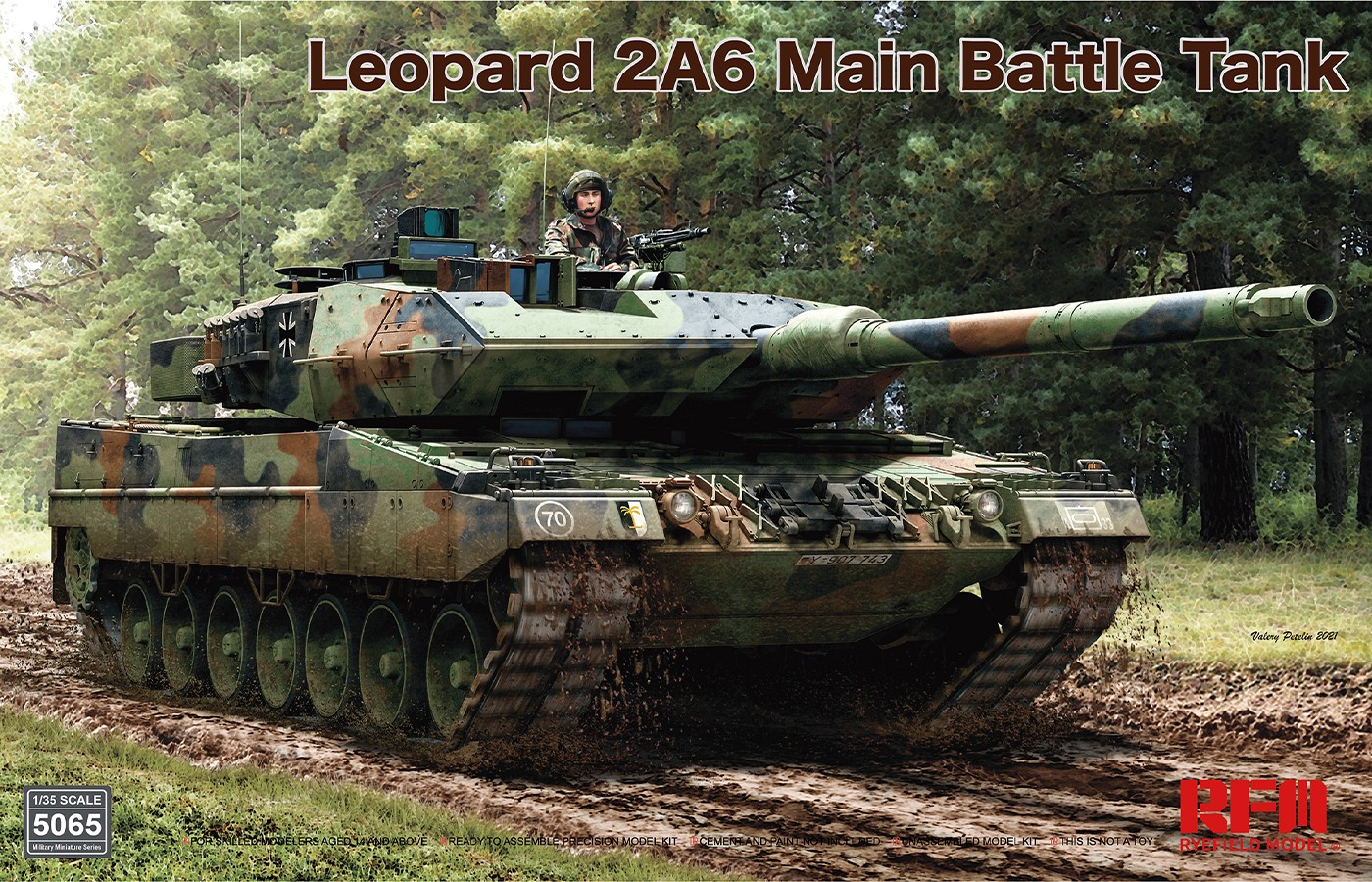 Leopard 2A6 Main Battle Tank 1/35