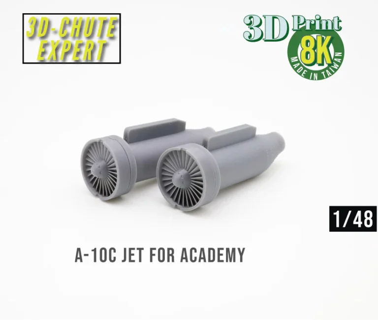 A-10 jet engine turbo fan & nozzle