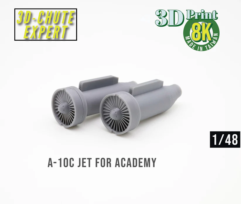 A-10 jet engine turbo fan & nozzle