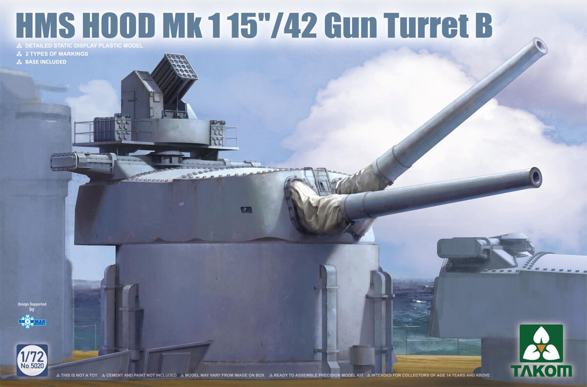HMS Hood 15"/42 Mk1 Gun Turret B - Image 1