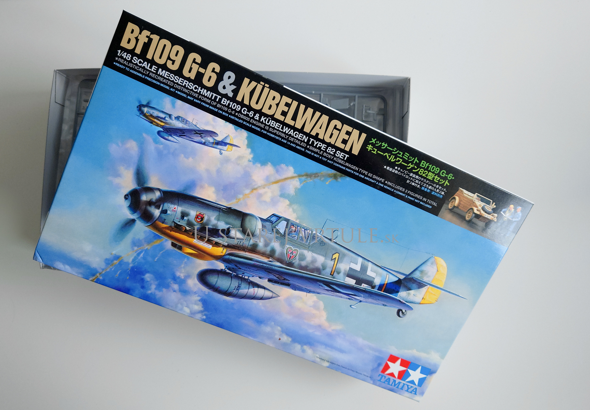 Messerschmitt Bf109 G-6 & Kübelwagen Type 82 Set 1/48