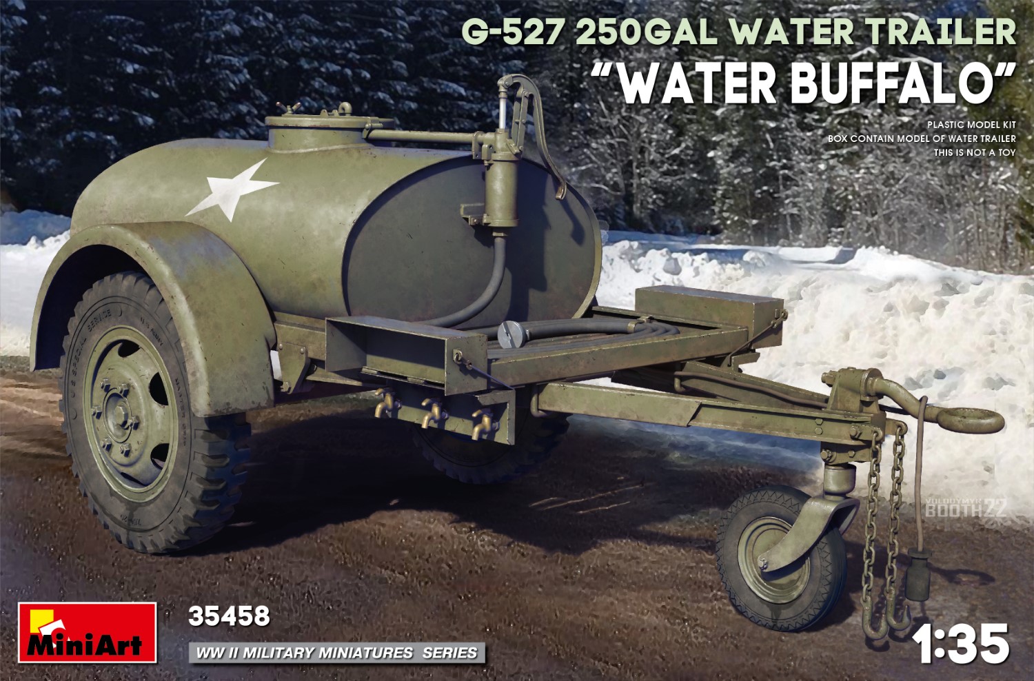 G-527 250 gal Water Trailer "Water Buffalo" - Image 1