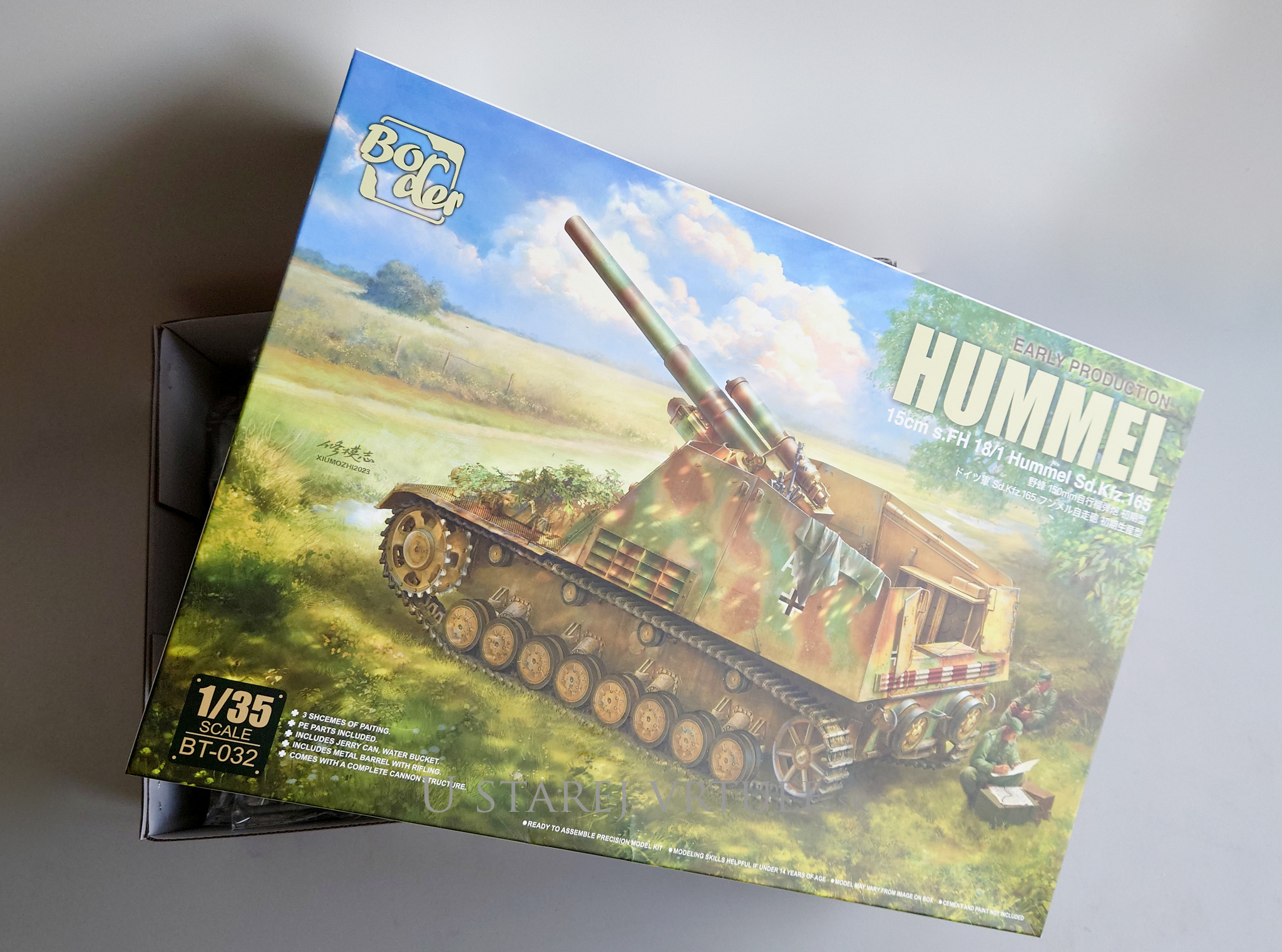 15cm s.FH 18/1 Hummel Sd. Kfz. 165 Early Production 1/35