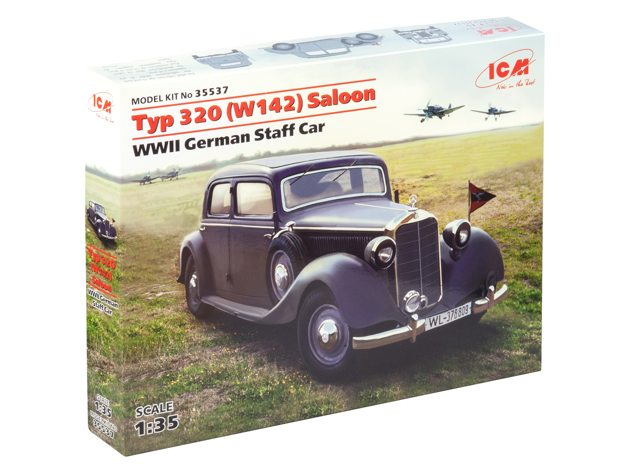 Typ 320 (W142) Saloon WWII German Staff Car