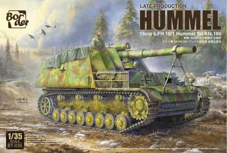15cm s.FH 18/1 Hummel Sd. Kfz. 165 Late Production