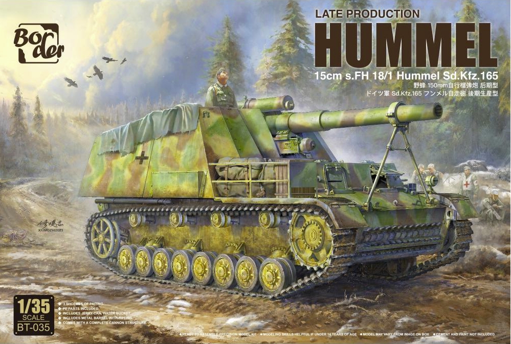 15cm s.FH 18/1 Hummel Sd. Kfz. 165 Late Production