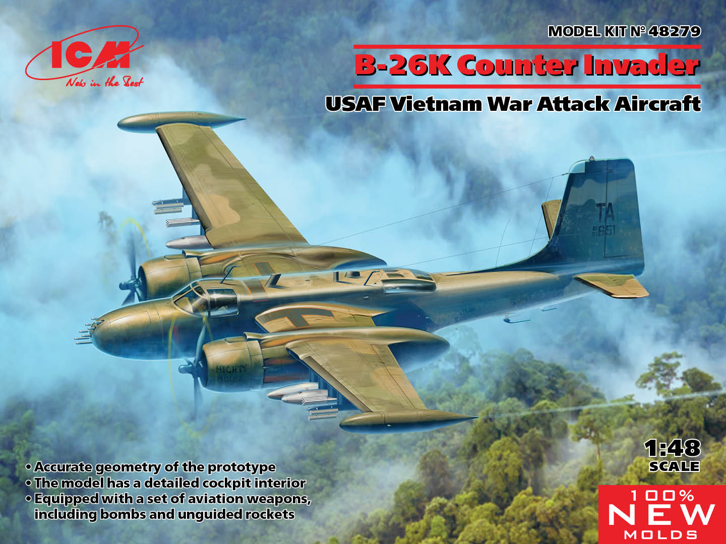 Douglas B-26K Counter Invader "USAF Vietnam" 1/48