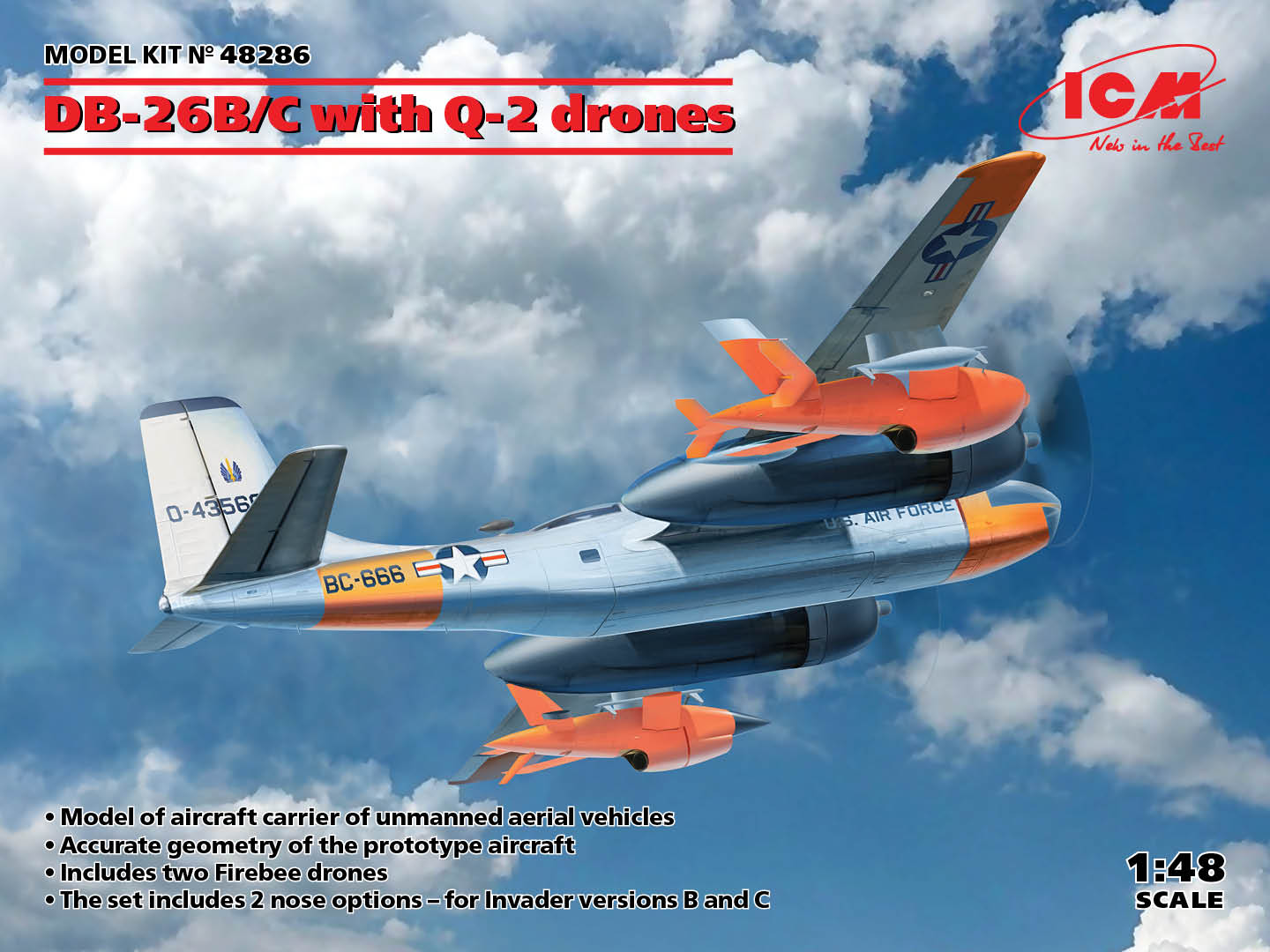 Douglas DB-26B/C with Q-2 drones 1/48
