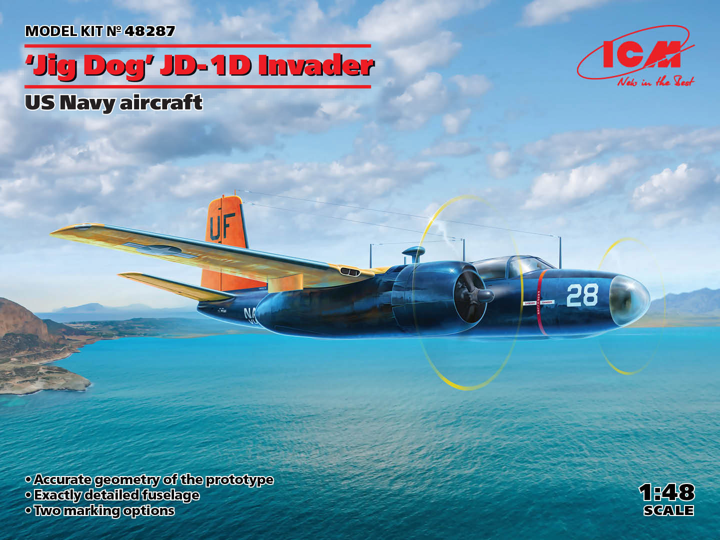 Jig Dog' JD-1D Invader "US Navy Aircraft" 1/48
