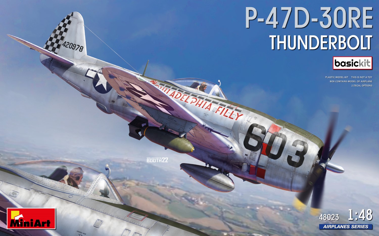 P-47D-30RE Thunderbolt BASIC KIT 1/48
