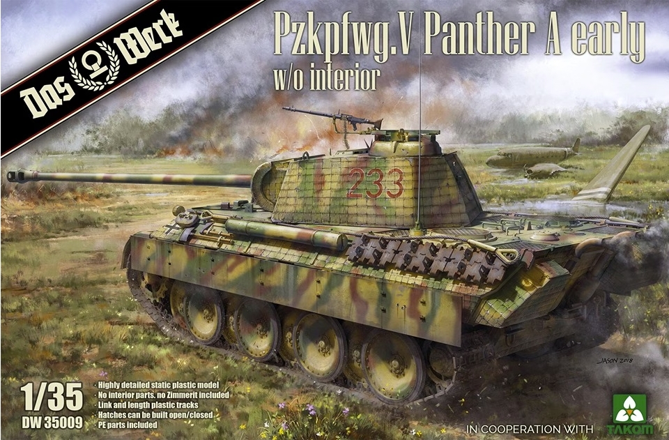 Pzkpfwg. V Panther Ausf.A Early w/o interior