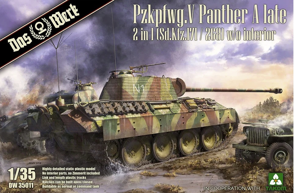 Pzkpfwg. V Panther Ausf.A Late 2 in 1