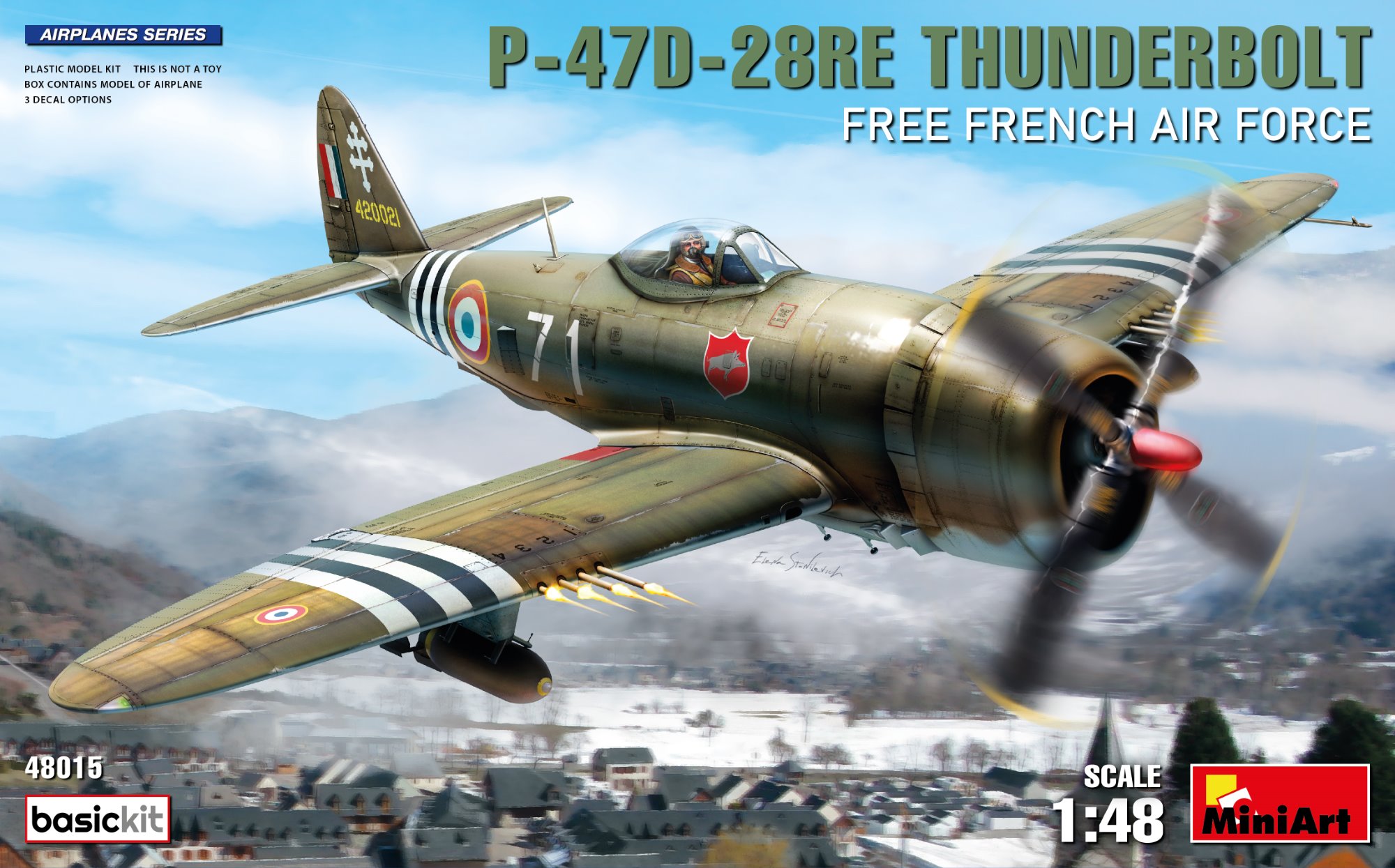 P-47D-28RE Thunderbolt 'Free French Air Force' 1/48