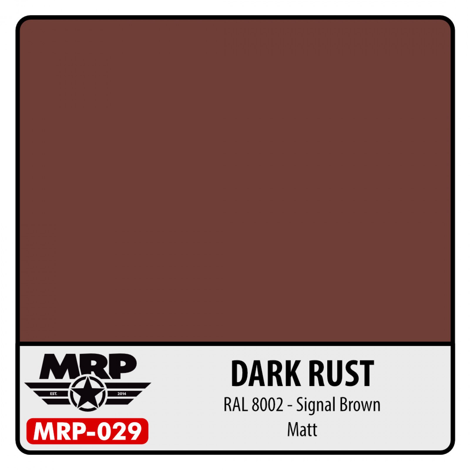 MRP-029 DARK RUST Signal Brown RAL 8002