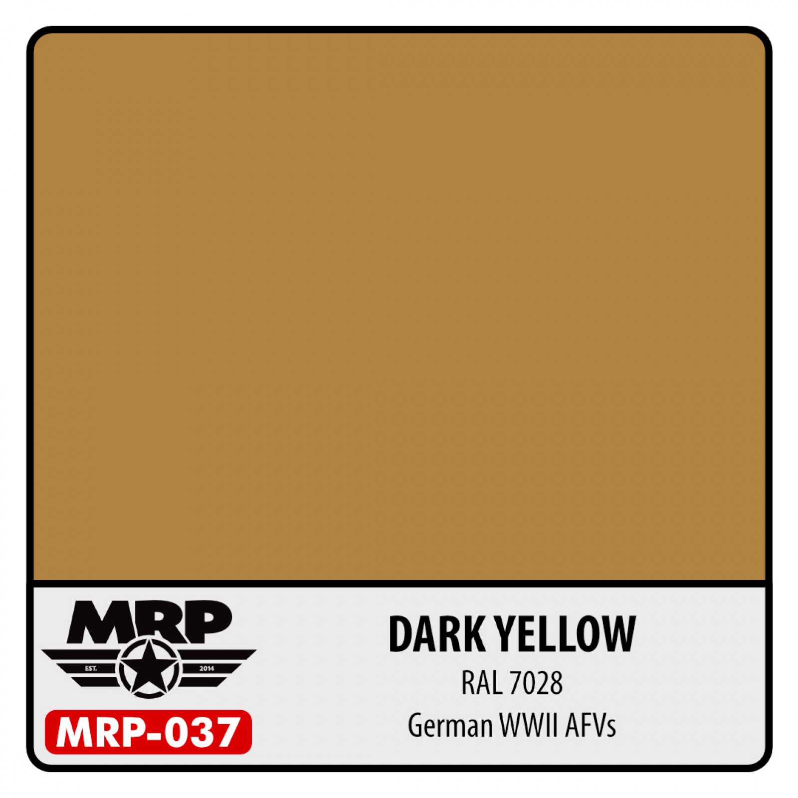 MRP-037 Dark Yellow RAL 7028 German WWII AFVs