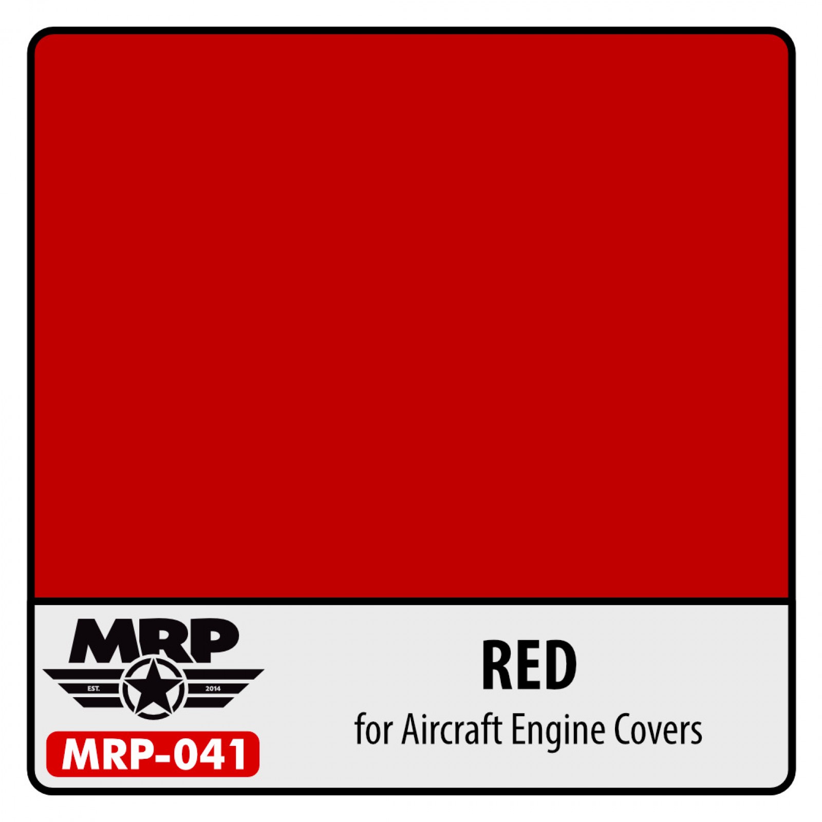 MRP-041 Red Engine covers for aircraft