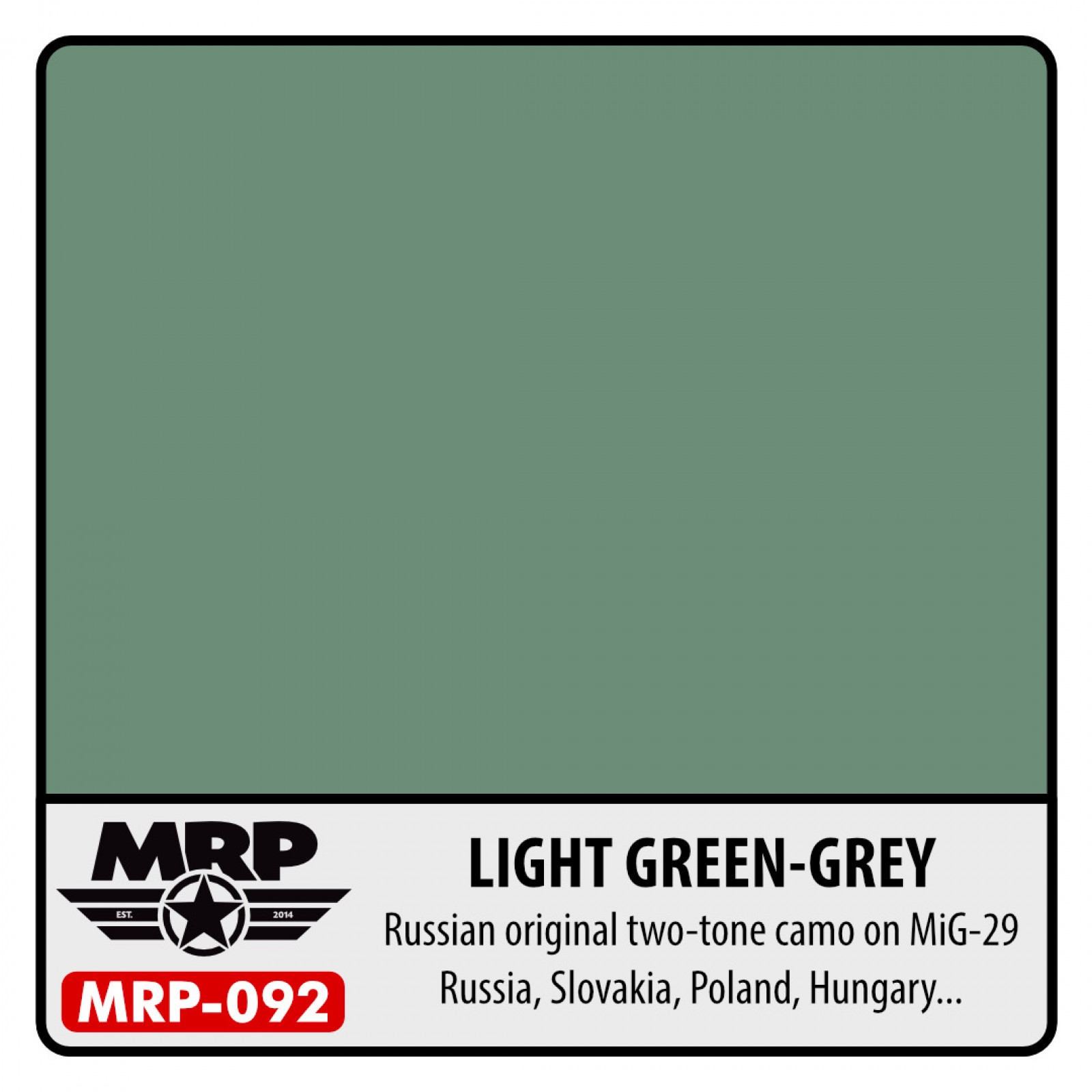 MRP-092 LIGHT GREEN GRAY Mig-29