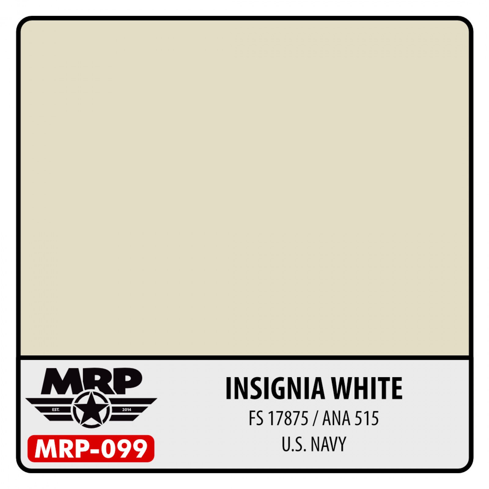 MRP-099 U.S. NAVY WHITE FS17875