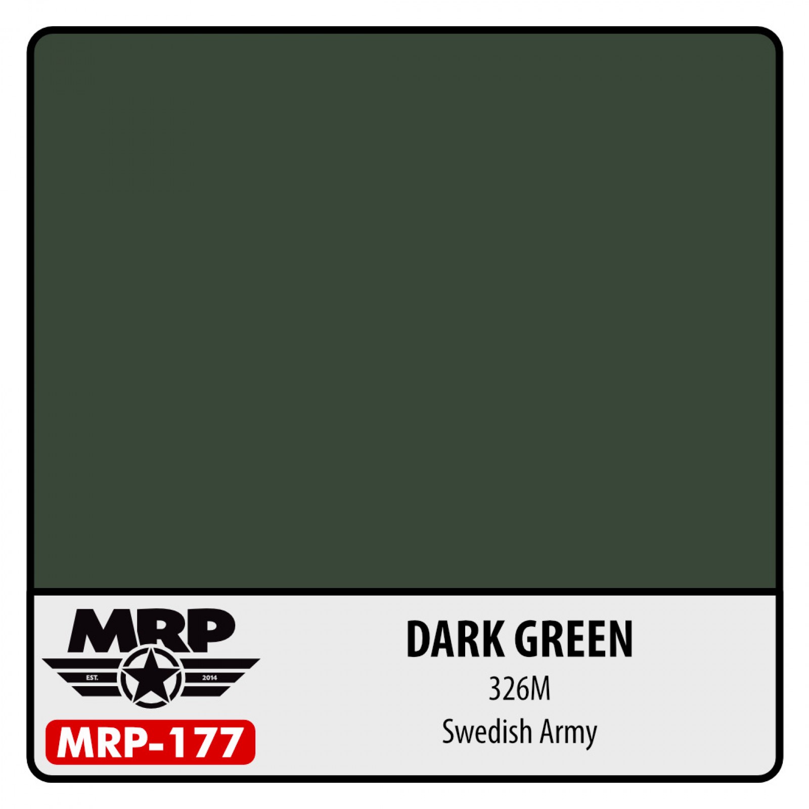 MRP-177 DARK GREEN 326M (Swedish Army)