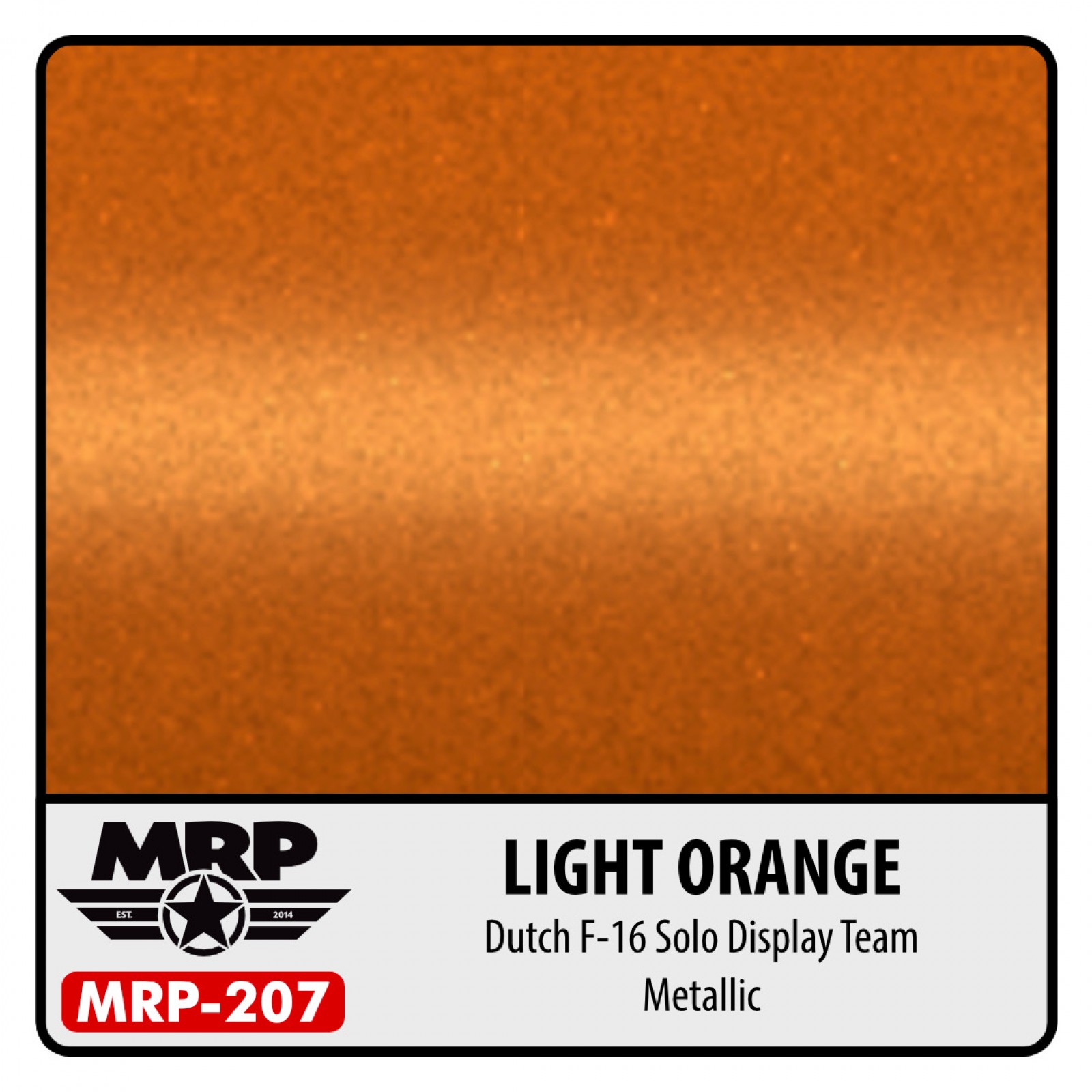 MRP-207 LIGHT ORANGE Dutch F-16 Solo Display Team Metallic