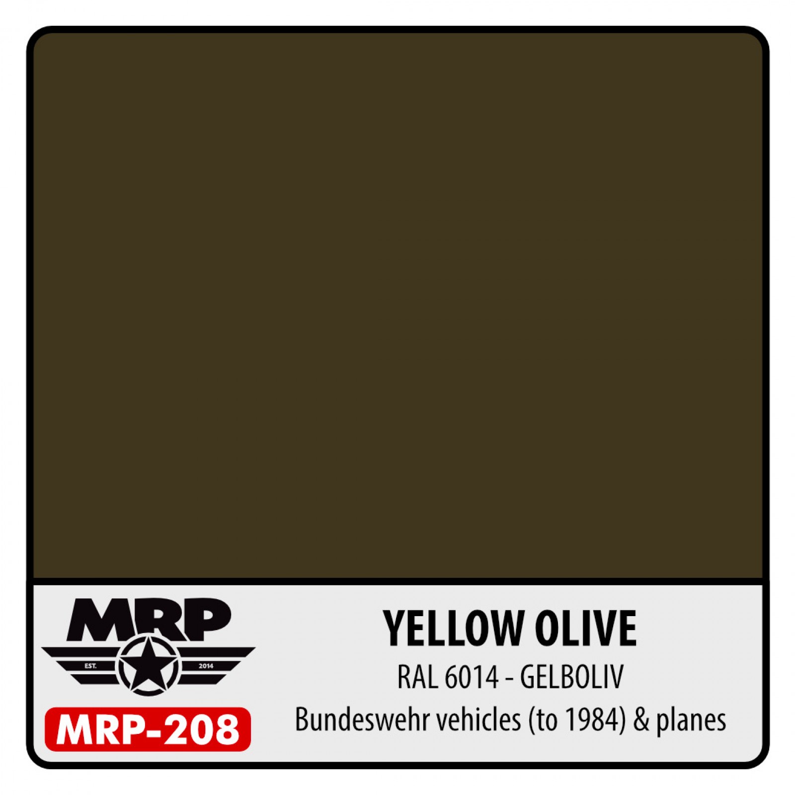 MRP-208 YELLOW OLIVE RAL 6014