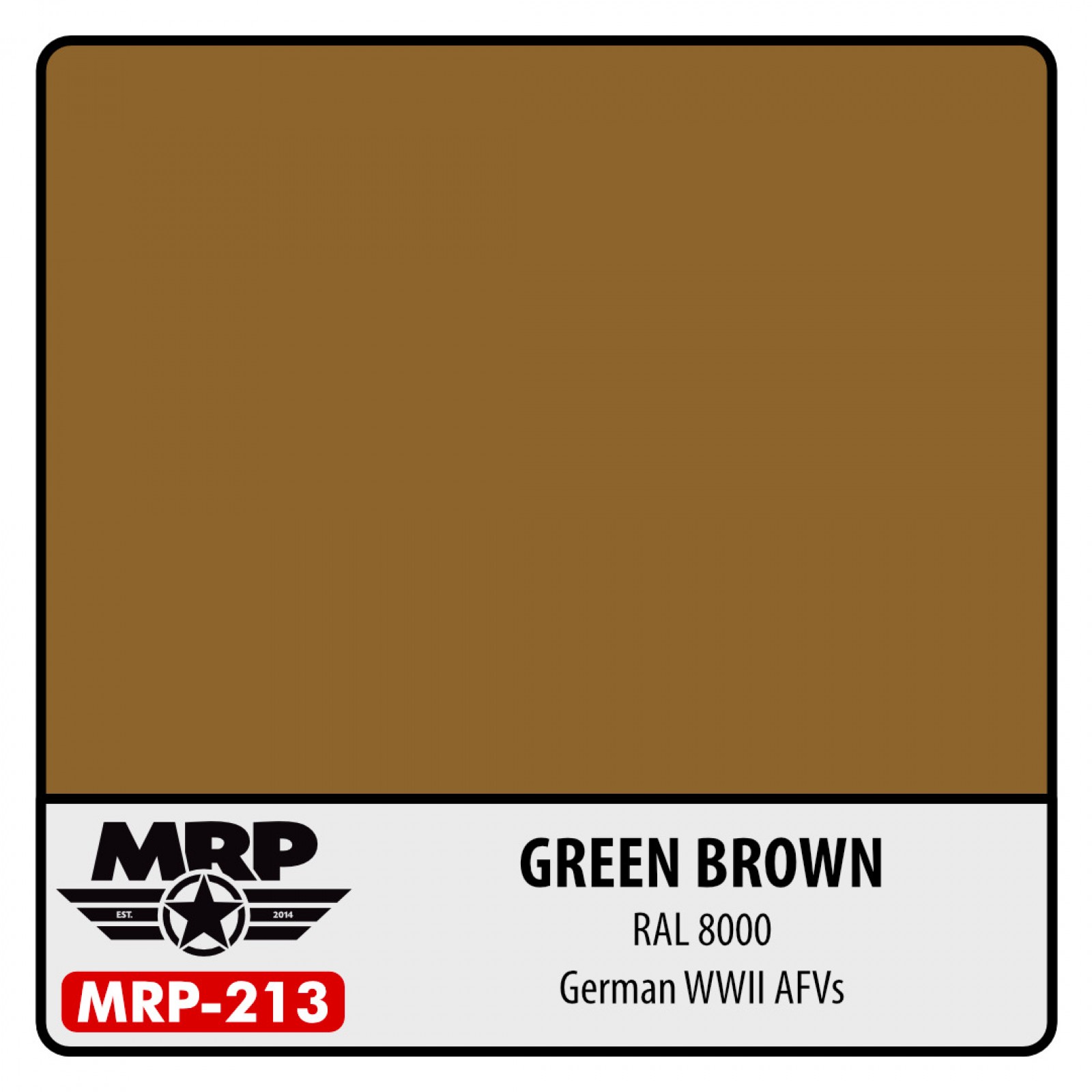 MRP-213 GREEN BROWN RAL 8000