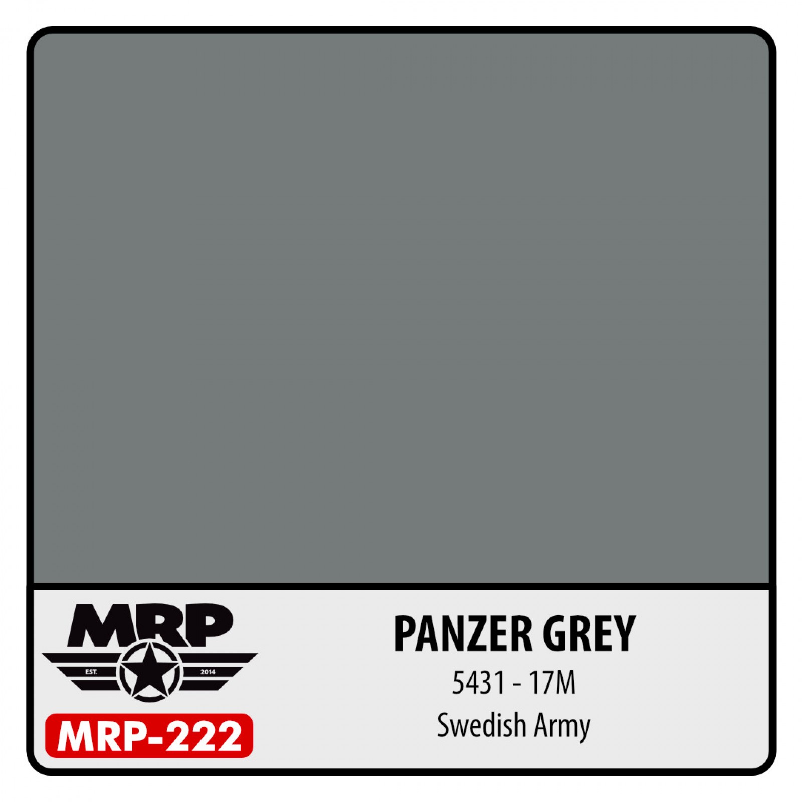 MRP-222 PANZER GREY 5431 - 17M (Swedish Army)