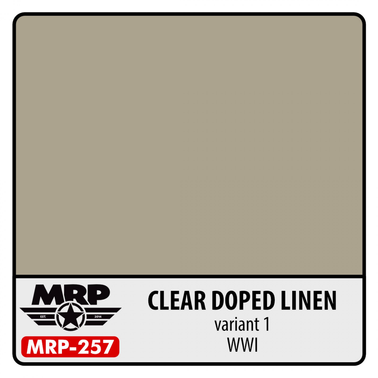 MRP-257 Clear Doped Linen Variant 1 WWI