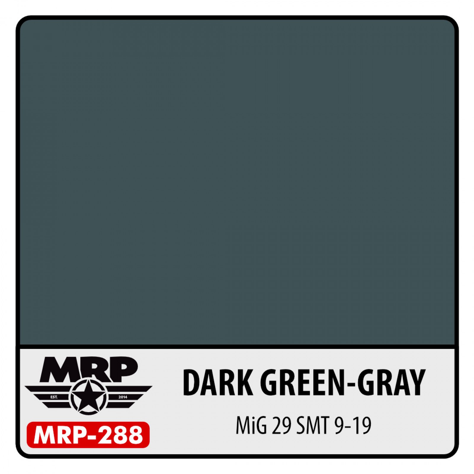 MRP-288 DARK GREEN GREY MiG 29 SMT 9-19
