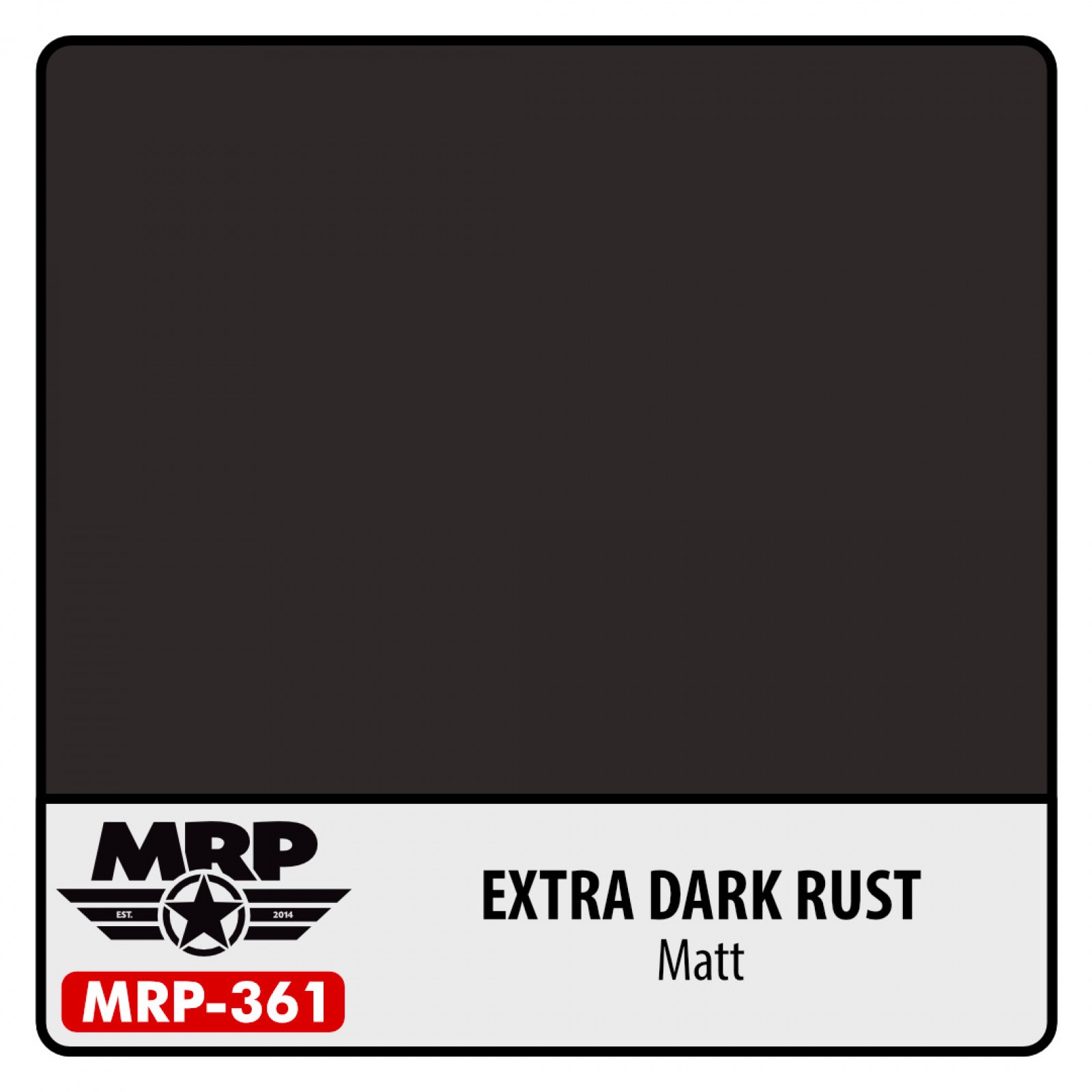 MRP-361 EXTRA DARK RUST Matt