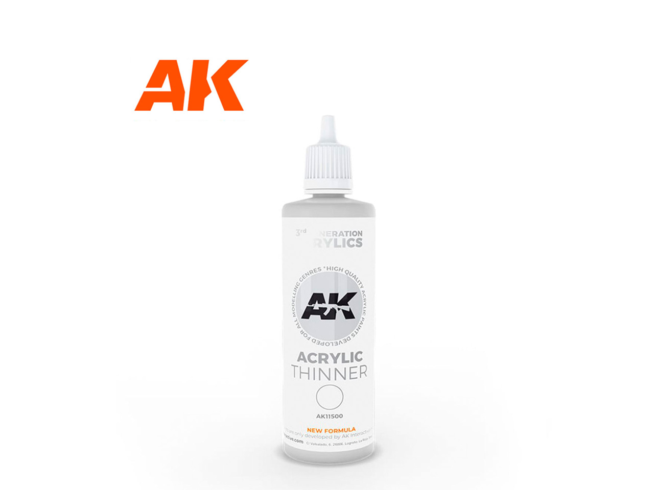 AK Acrylic Thinner 3rd Generation 100ml