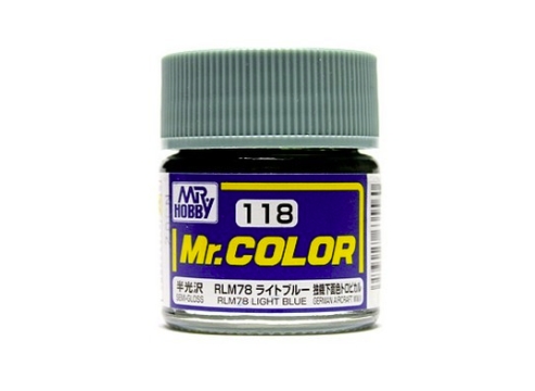 Mr.Color c118 Semi-Gloss Light Blue RLM 78 (A)(G)(II)
