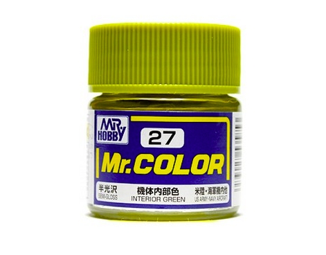 Mr.Color c27 Semi-Gloss Interior Green (A)(US)(II)