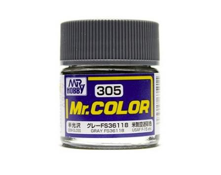 Mr.Color c305 Semi-Gloss Gray FS36118 (A)(US)