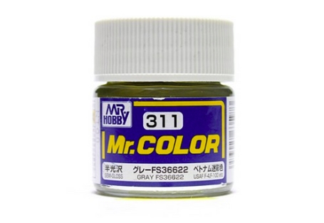 Mr.Color c311 Semi-Gloss Gray FS36622 (A)(US)