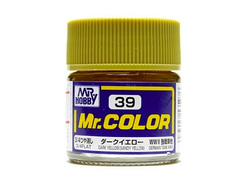 Mr.Color c39 Flat Dark(Sandy) Yellow (T)(G)(II)