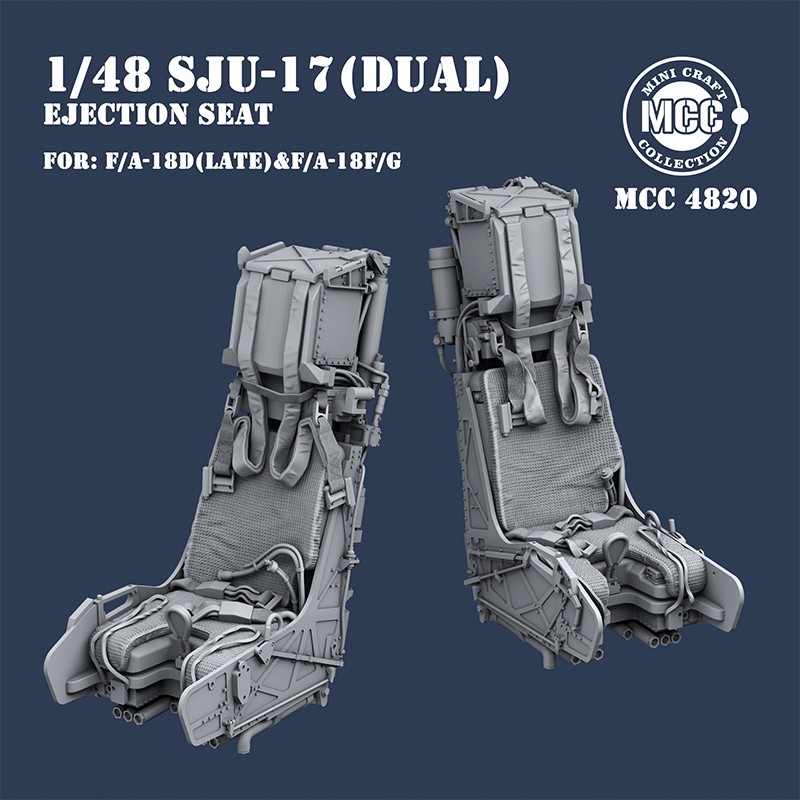 SJU-17 NACES Ejection Seats for F/A-18F/G & F/A-18D Late (2pcs) 1/48