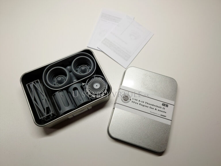 A-10C Thunderbolt II engine Fan blades and Nozzles (for Academy kit) 1/48