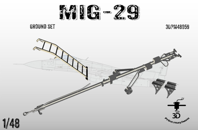 Ground set for Mig-29 1/48