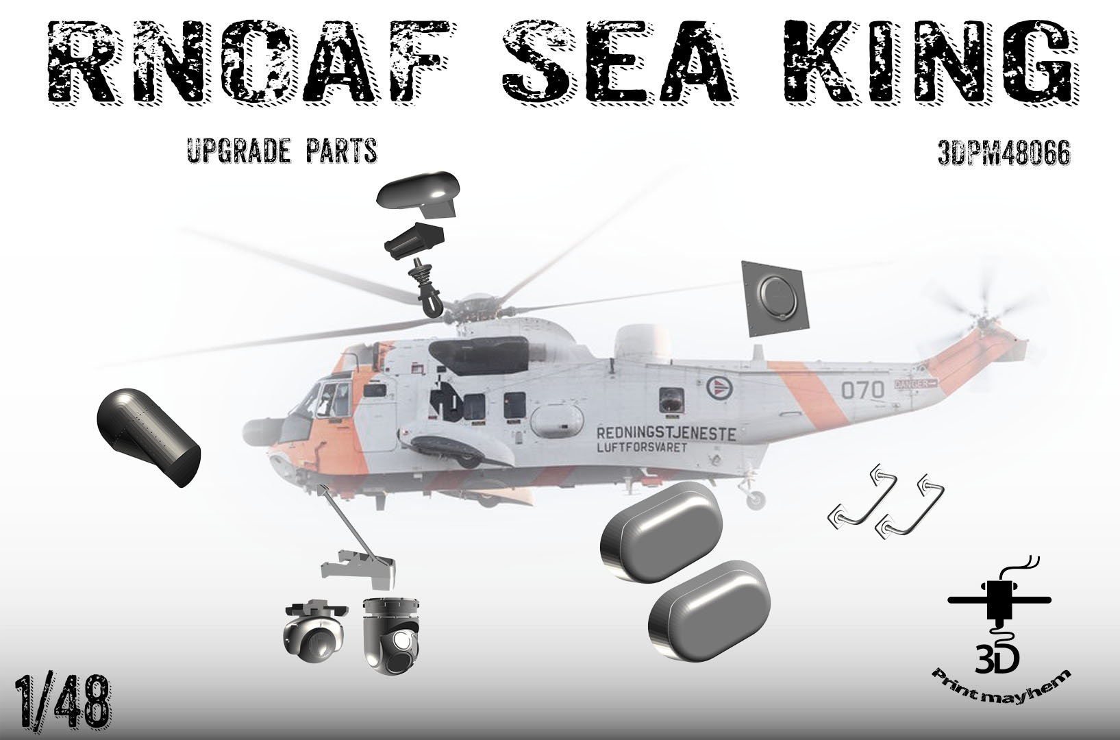 Upgrade set for Norwegian Sea king 1/48