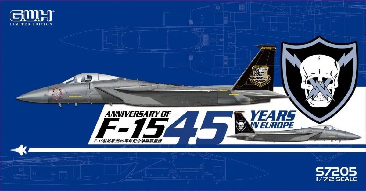 Anniversery of F-15C Eagle Limited Edition - "45 Years in Europe"