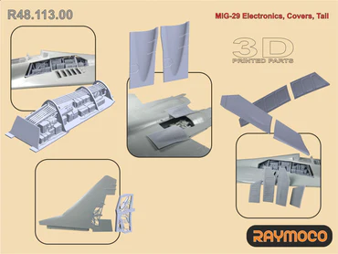 MiG-29 Electronics, Covers, Tail 1/48
