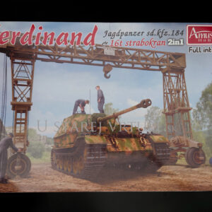 Ferdinand Jagdpanzer Sd.kfz 184 (full interior) & 16t strabokran 1/35 - Image 2