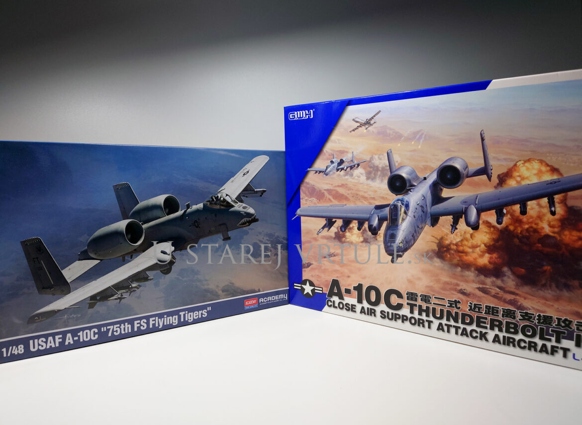 A-10 1/48 Academy vs GWH