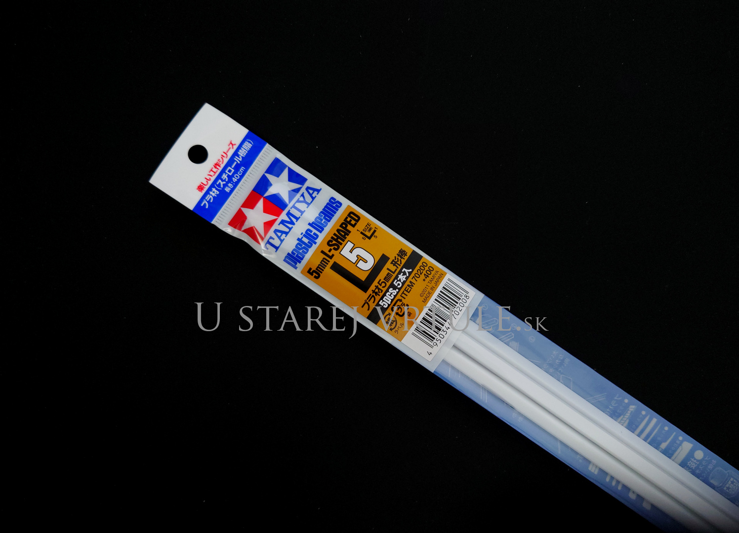 Plastic Beams 5mm L-SHAPED (5pcs.)