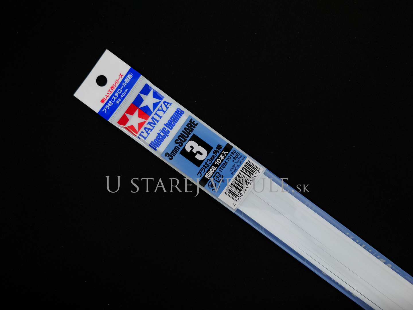 Plastic Beams 3mm SQUARE (10pcs.)